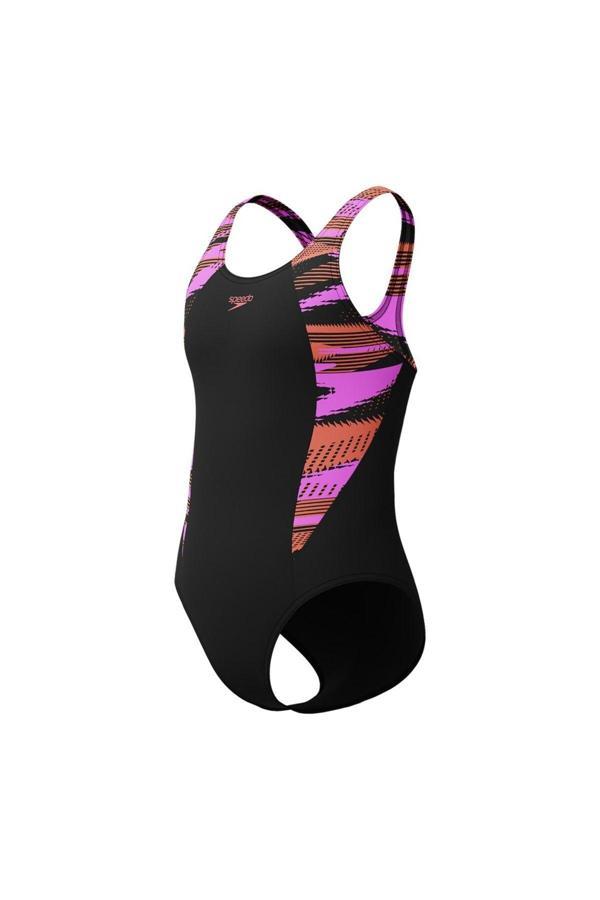 Speedo Hyperboom Splice Muscleback Kız Çocuk Yüzücü Mayosu - Image 1