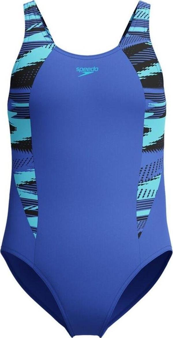 Speedo Hyperboom Splice Muscleback Kız Çocuk Yüzücü Mayosu - Image 1
