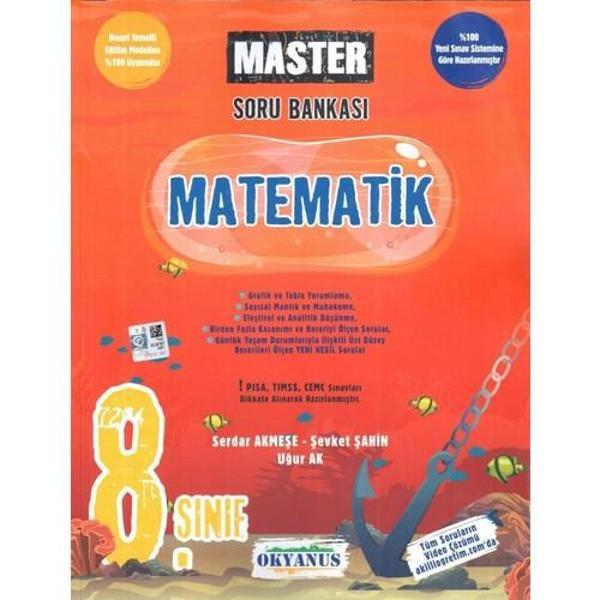 Okyanus Yayınları 8. Sınıf Master Matematik Soru Bankası - Image 1
