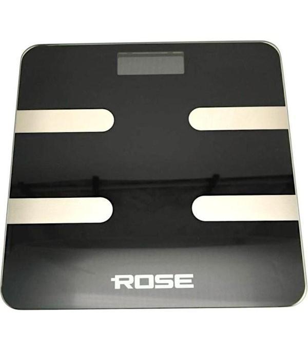 Rose RB-201 Akıllı Yağ Ölçer Dijital Tartı - Siyah - Image 1
