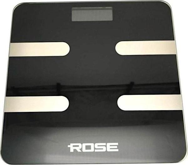 Rose RB-201 Akıllı Yağ Ölçer Dijital Tartı - Siyah - Image 1