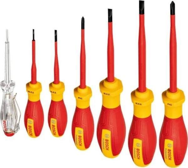 Bosch Profesyonel VDE Tornavida Seti 7 Parça - 1600A02NF7 - Image 1