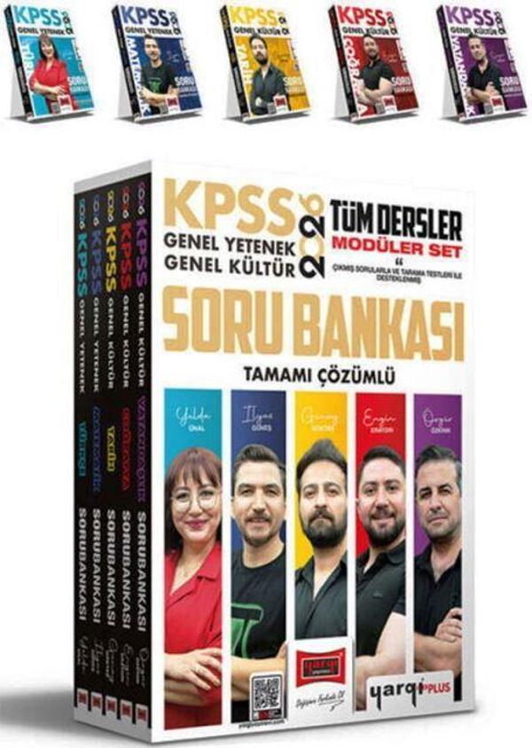 KPSS GY-GK Tüm Dersler Tamamı Çözümlü Modüler Soru Bankası Seti 2026 - İş Bankası Kültür Yayınları - Image 1