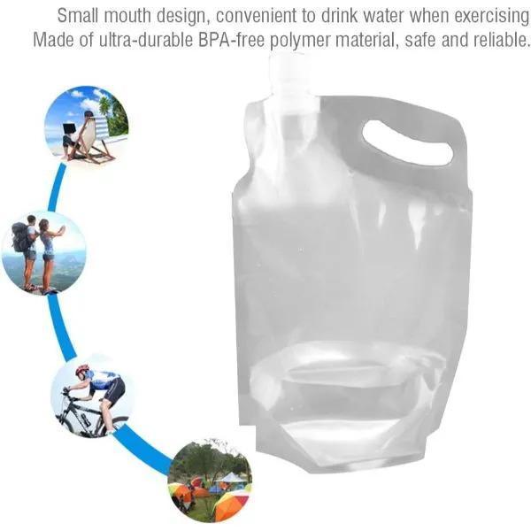 Plastik Kapaklı Su Torbası 1 Litre - Image 1