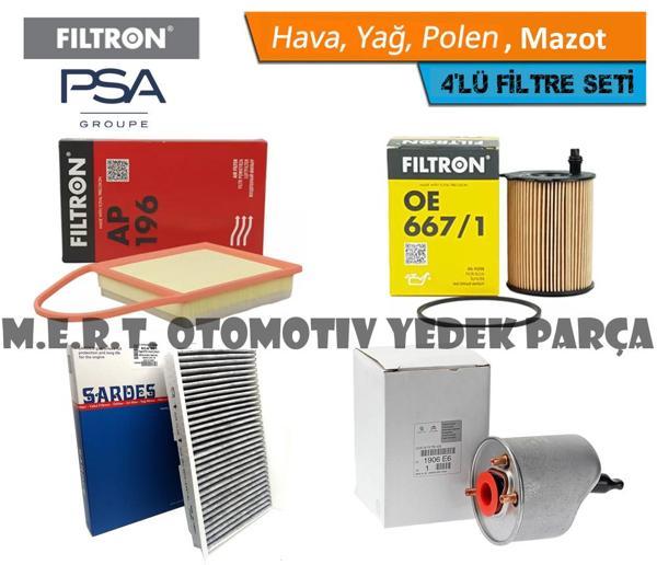 Citroen C4 1.6 e-HDi Filtre Bakım Seti 2011-2015 - Image 1