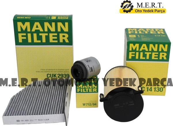 Volkswagen Golf 6 1.4 Tsı Mann Filtre Bakım Seti (2008-2012) Cax - Image 1