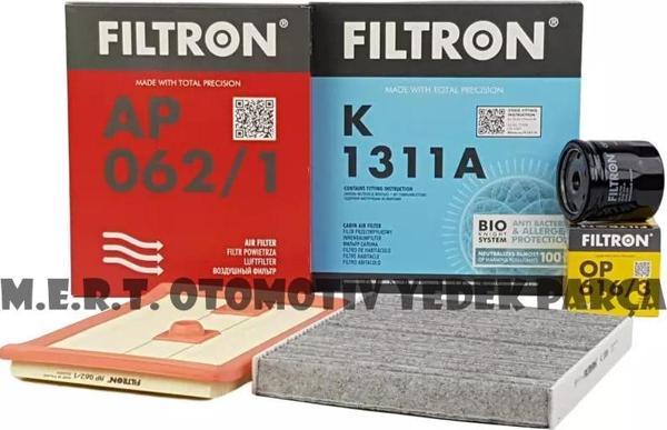 Volkswagen Passat B8 1.4 TSI FİLTRON Filtre Bakım Seti 2015-2018 - Image 1