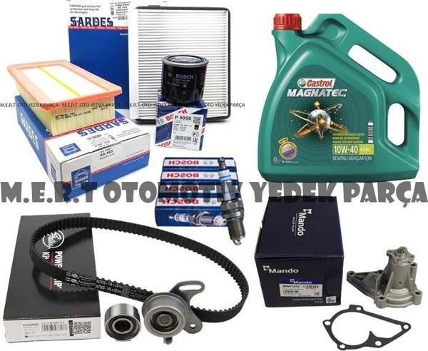 Hyundai Accent Era 1.4 1.6 Komple Bakım Seti Triger Filtre Buji - Image 1