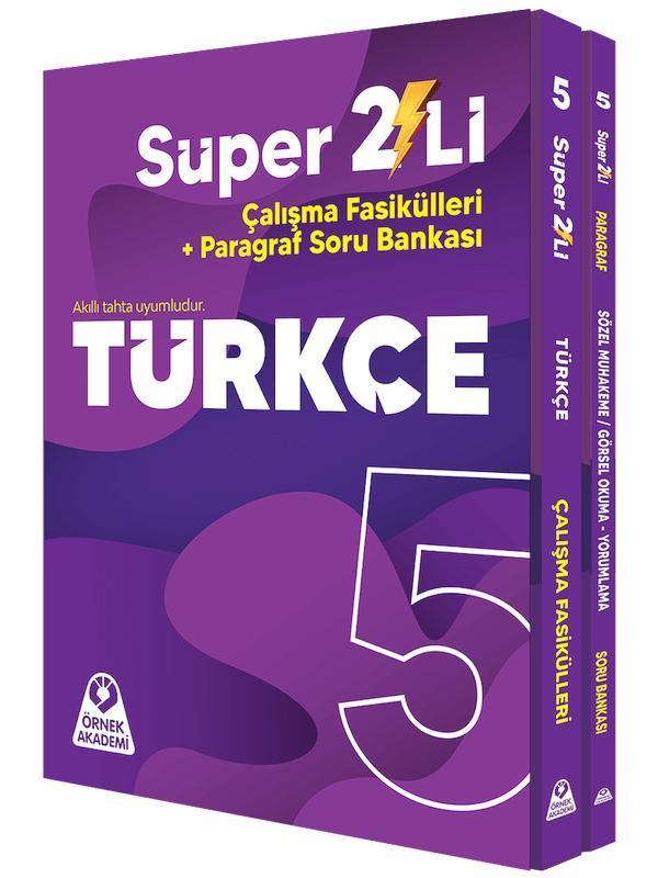 Örnek Akademi Yayınları 5. Sınıf Türkçe Süper İkili Seti - Örnek Akademi Yayınları - Image 1