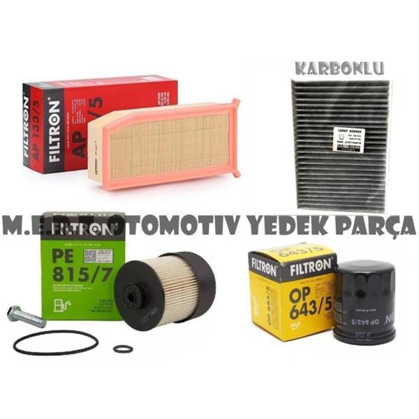Dacia Lodgy 1.5 Dci Filtron Filtre Bakım Seti (2012-2018) 553532900 - Image 1