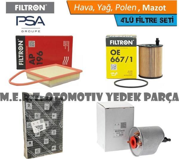 Peugeot 508 1.6 e-HDi Filtre Bakım Seti 2011-2015 - Image 1