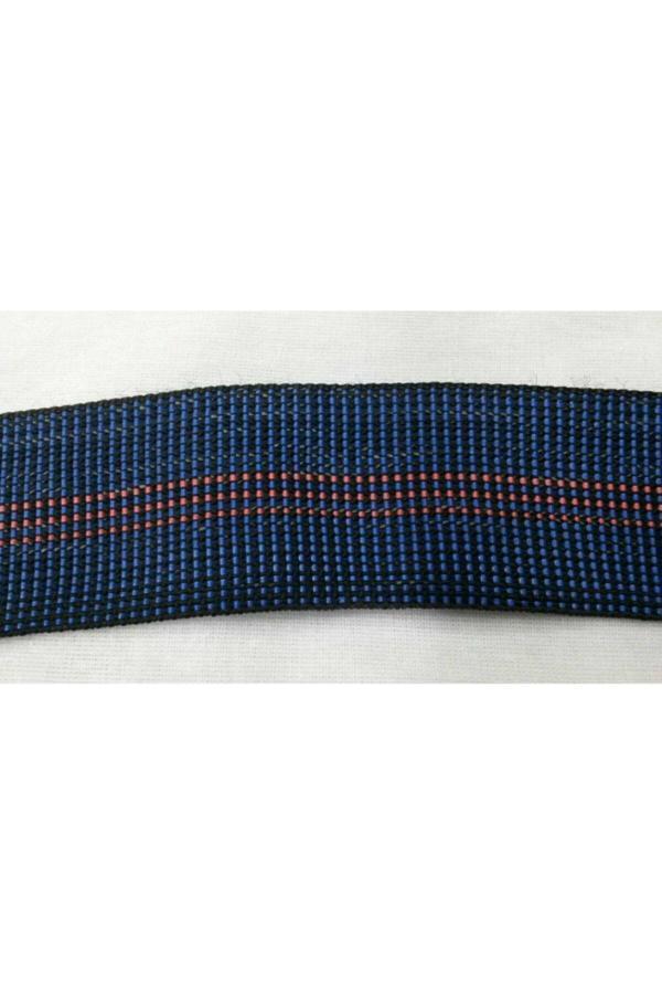 Mor Salkım Home 50 Mm Genişlik Dagcılık Icin Kalın Dokuma Elastik Şerit Lacivert Renk Polyester (5 Metre) - Image 1