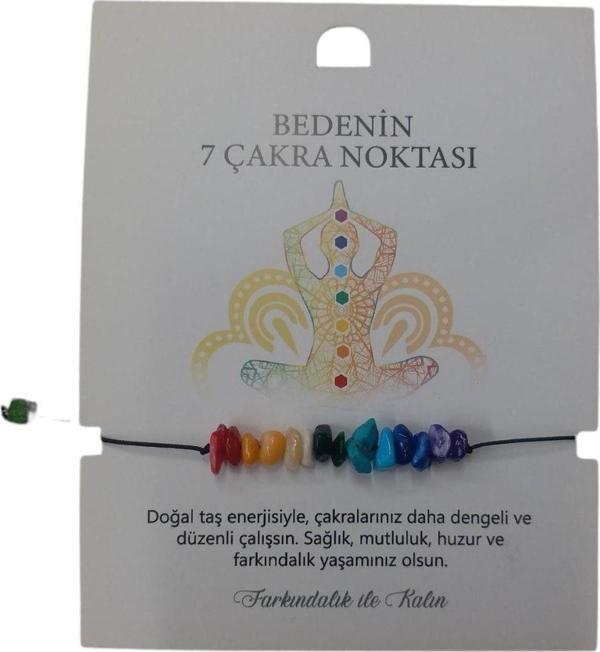 Mor Salkım Home 7 Nokta Çakra Bileklik 1 Adet - Image 1