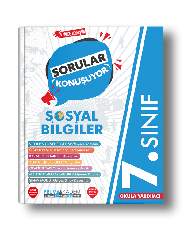Pruva Yayınları 7. Sınıf Sosyal Bilgiler Sorular Konuşuyor - Pruva Yayınları - Image 1
