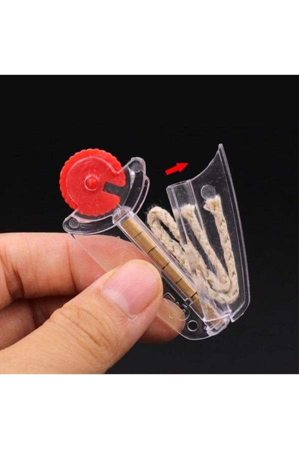 Mor Salkım Home Zippo Çakmak Uyumlu Karbon Çakmak Taşı 40 Taş 1 Fitil - Image 1