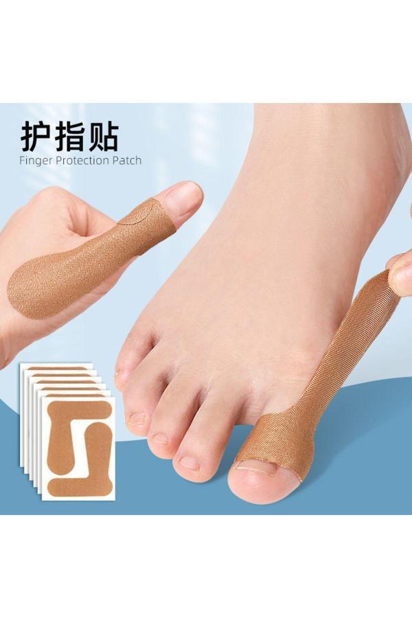 Mor Salkım Home Başparmak El Ve Ayak İçin Valgus Ortopedik Başparmak Tendon Kılıfı Parmak Koruma Bandı 5 Çift - Image 1