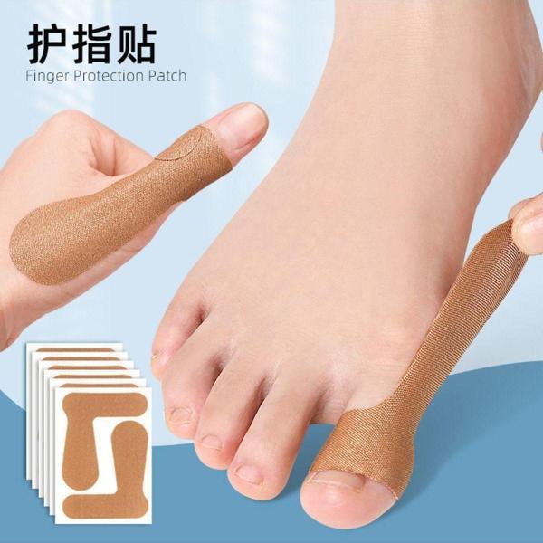 Mor Salkım Home Başparmak El Ve Ayak İçin Valgus Ortopedik Başparmak Tendon Kılıfı Parmak Koruma Bandı 5 Çift - Image 1