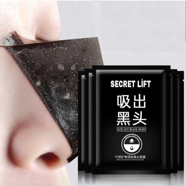 Secret Lift Siyah Nokta Organik Kömür Minarelli Burun Maskesi 2 Adet - Image 1
