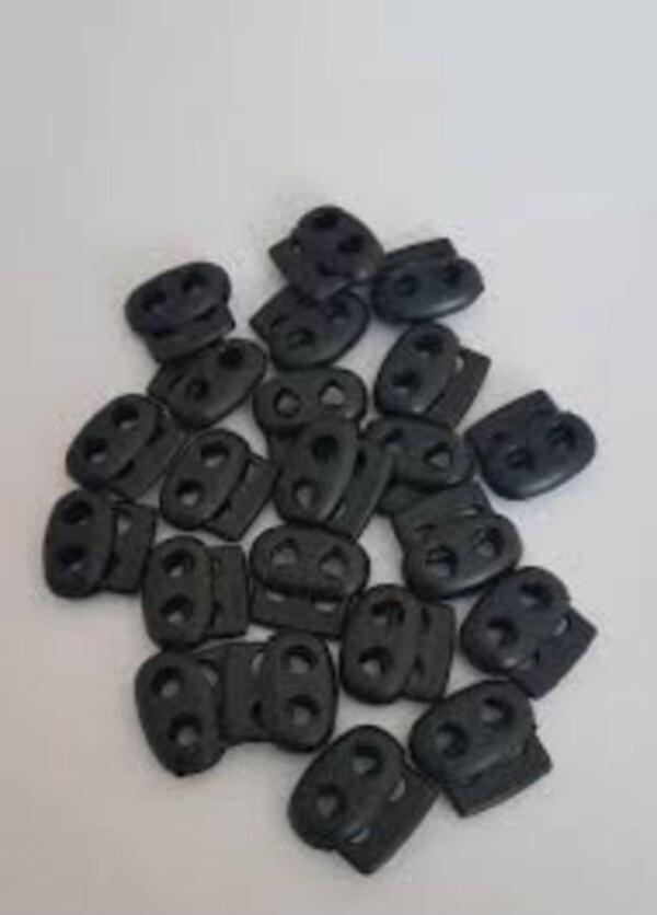 Mor Salkım Home Çift Delikli Ip Kordon Stoperi (50 Adet)(Plastik) - Image 1