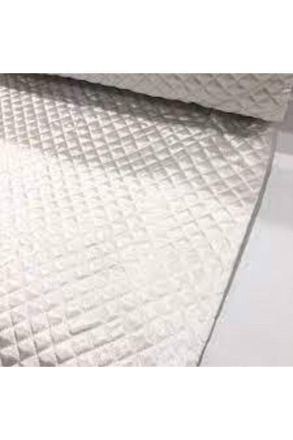 Mor Salkım Home Dikişli Kapitone Kumaş Krem Renk 100*100 Cm - Image 1