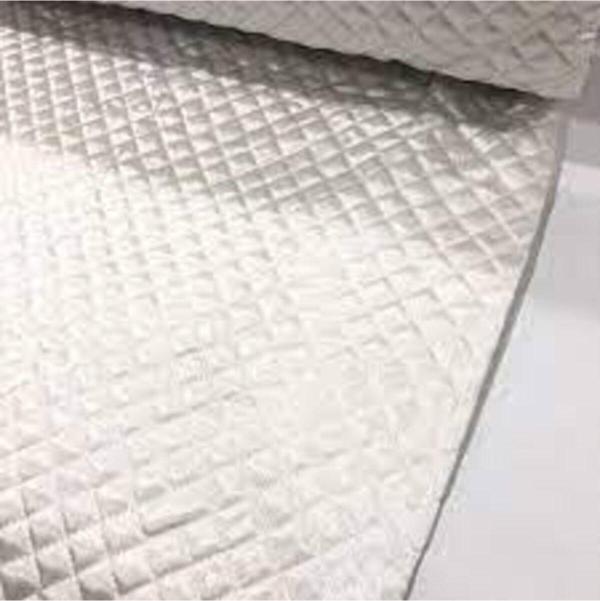 Mor Salkım Home Dikişli Kapitone Kumaş Krem Renk 100*100 Cm - Image 1