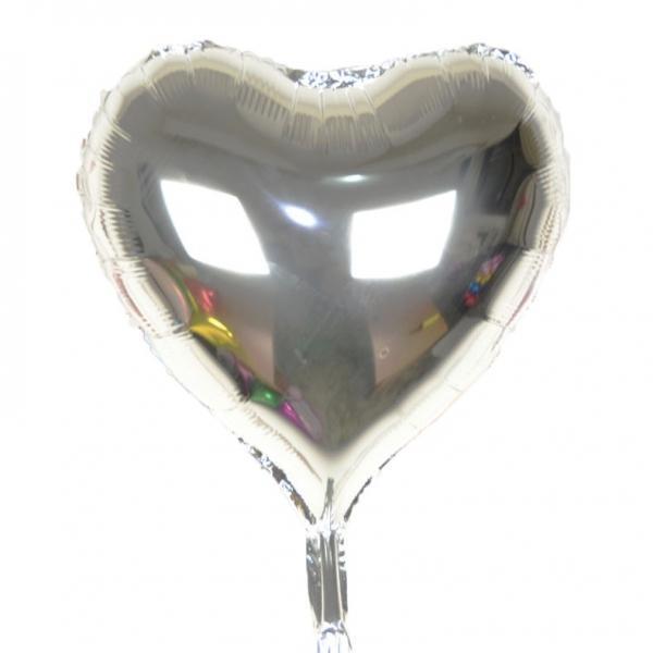 Gümüş Rengi Uçan Folyo Balon 80 Cm. - Image 1