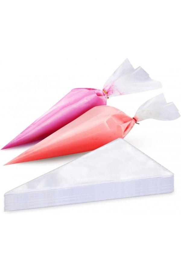 Mor Salkım Home Tek Kullanımlık Minik Kreme Torbası 10 Adet 10*25 Cm - Image 1