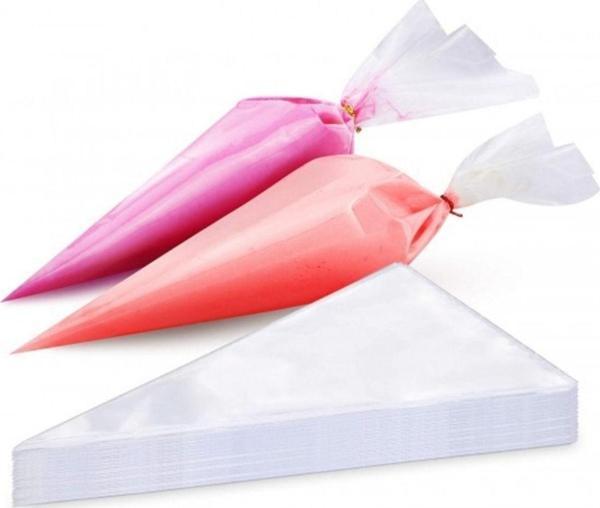 Mor Salkım Home Tek Kullanımlık Minik Kreme Torbası 10 Adet 10*25 Cm - Image 1
