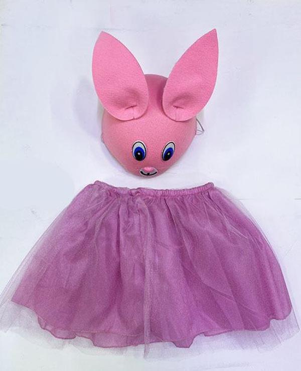 Çocuk Gösteri Kostümü Pembe Tavşan - Image 1