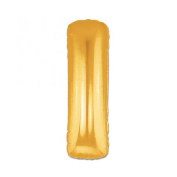 Altın Sarısı Folyo Harf Balon 1 Metre - Image 1