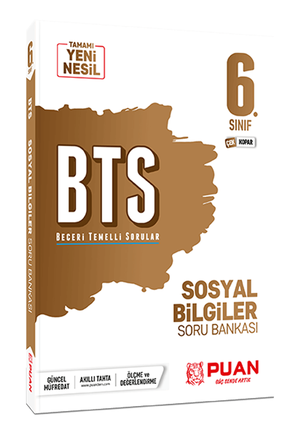 Puan Yayınları 6. Sınıf Sosyal Bilgiler Soru Bankası - Puan Yayınları - Image 1