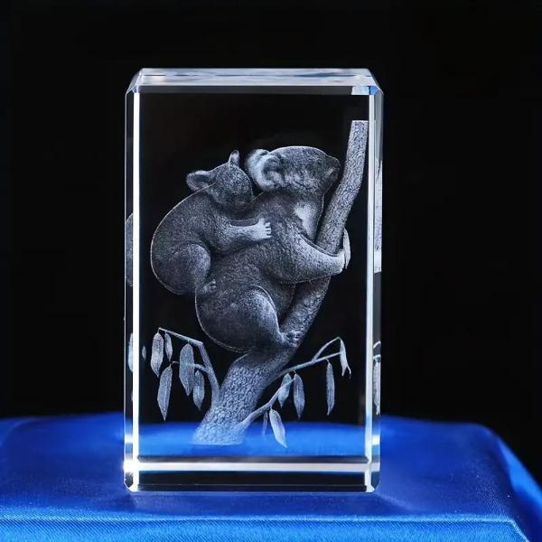 3D Kristal Koala Modeli  - Image 1