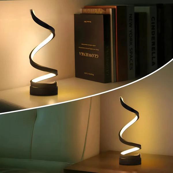 Kıvrımlı Spiral Gece Lambası - Image 1