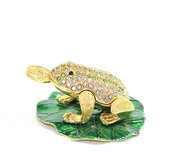 Swarovski Taşlı Tekli Kurbağa Model 2  - Image 1