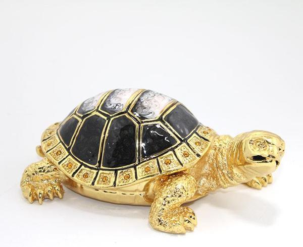 Swarovski Taşlı Kaplumbağa Figürü Model 2 - Image 1
