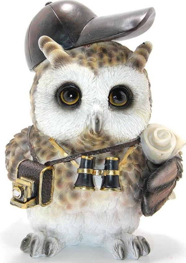 Steampunk Polyester Baykuş Figürü Model 2 - Image 1