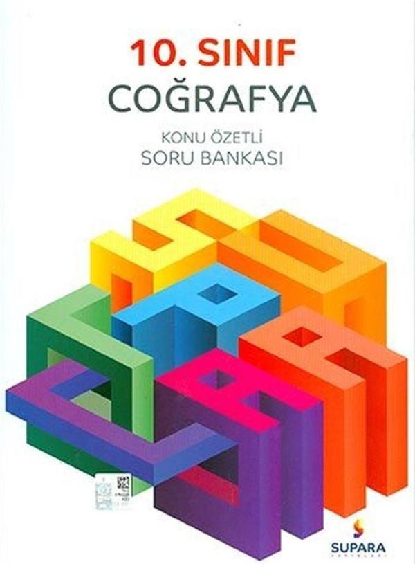 Supara Yayınları 10. Sınıf Coğrafya Konu Özetli Soru Bankası - Supara Yayınları - Image 1