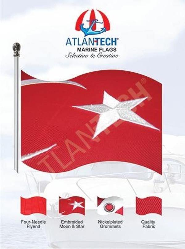 Atlantech Türk Bayrağı 75x105cm - Image 1