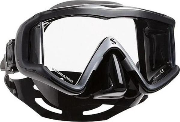 Scubapro Crystal Vu Maske  Siyah/Gümüş - Image 1