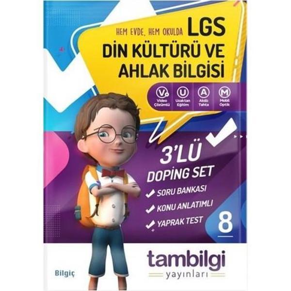 Tambilgi Yayınları 8. Sınıf Din Kültürü ve Ahlak Bilgisi Doping 3'lü Set - Tambilgi Yayınları - Image 1