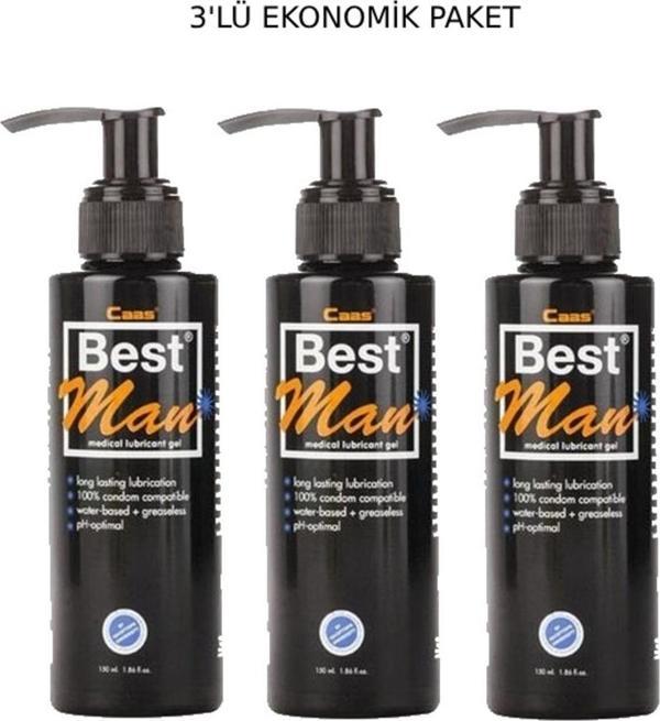 Bestman 150ml Anal/vajinal Kullanıma Uygun Su Bazlı Kayganlaştırıcı Jel 3'lü Ekonomik Set - Image 1