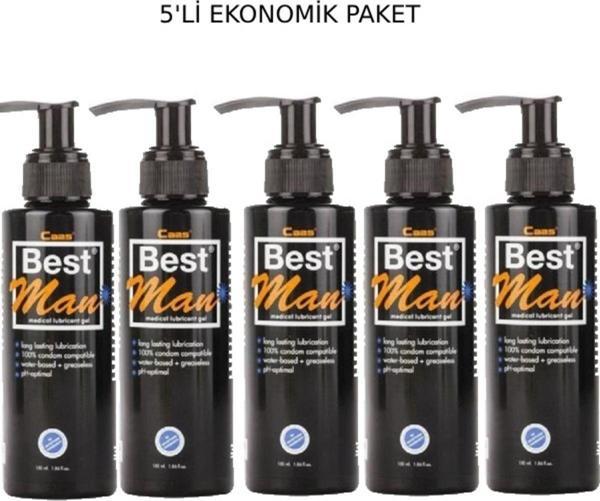 Bestman Anal/vajinal Kullanıma Uygun Su Bazlı Kayganlaştırıcı Jel 5'li Ekonomik Set - Image 1
