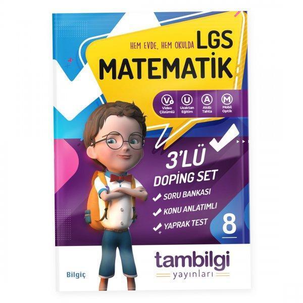 Tambilgi Yayınları 8. Sınıf Matematik Doping 3'lü Set - Tambilgi Yayınları - Image 1