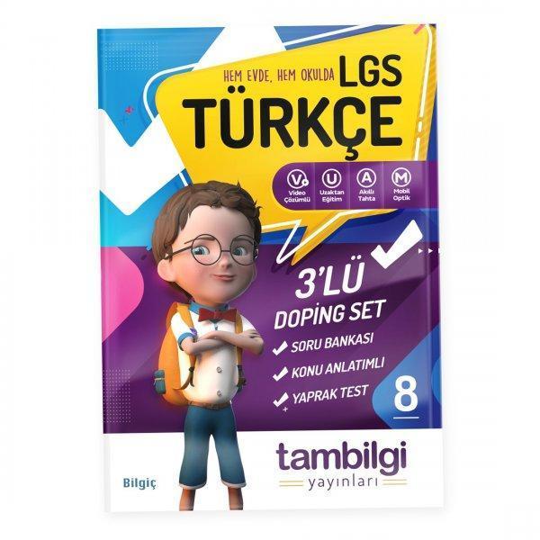 Tambilgi Yayınları 8. Sınıf Türkçe Doping 3'lü Set - Tambilgi Yayınları - Image 1