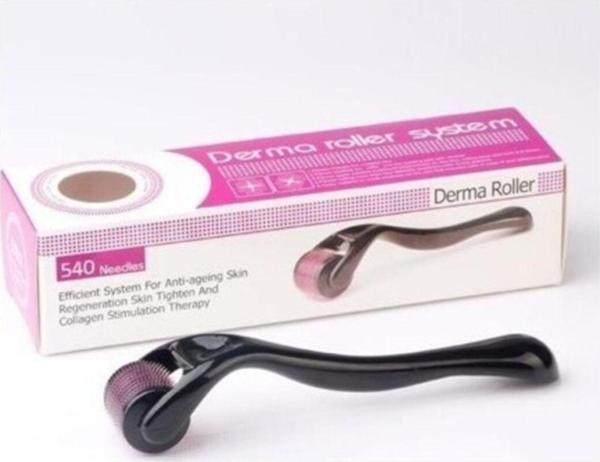Titanyum Uçlu 540 Iğneli Derma Roller 1 Mm Iğne Cilt Yüz Vücut Yenileme Masaj Aleti - Image 1