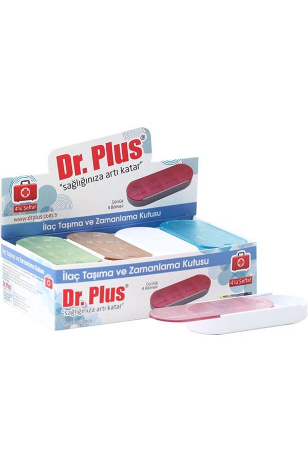 Haftalık Ilaç Hap Saklama Ve Zamanlama Kutusu Şeffaf (kutu=12 Adet ) Dr. Plus - Image 1
