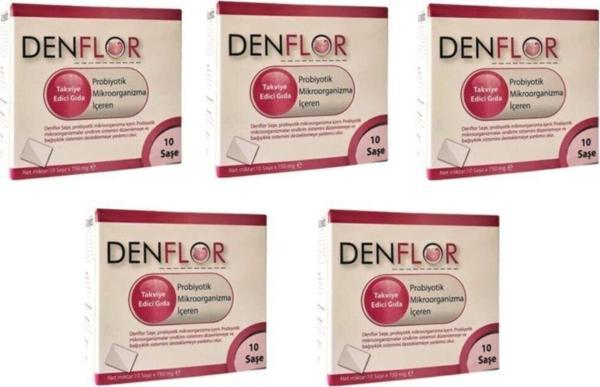 Denflor Probiyotik 10 Saşe 5’li Paket - Image 1