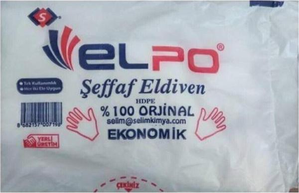 Şeffaf Eldiven Poşet Eldiven 500 Adet 250 Çift - Image 1