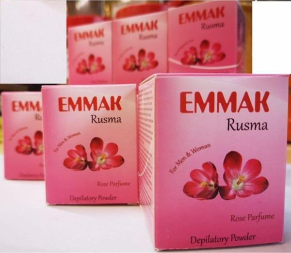 3 Adet Tüy Dökücü Toz Depilatuar Gül Kokulu Rusma 80 gr - Image 1
