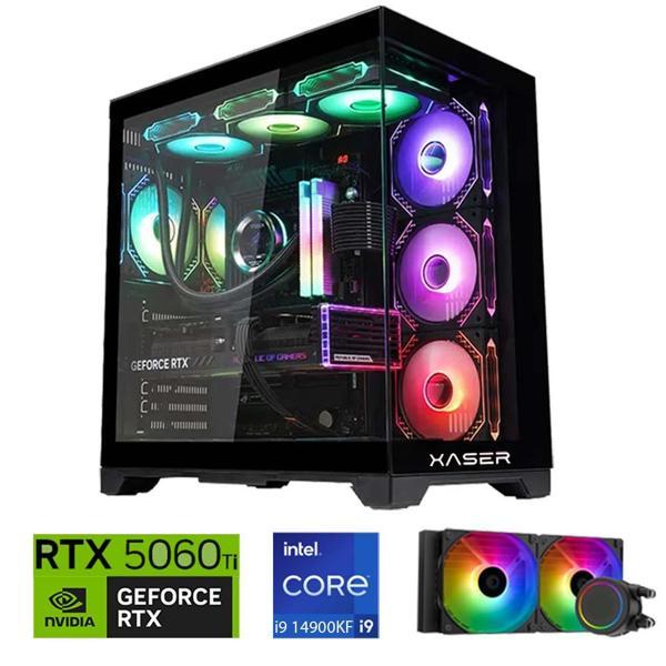 Xaser Lexus x380 i9 14900KF 16GB DDR5 Ram 1TB M.2 NVMe SSD 8GB RTX5060 Ti Sıvı Soğutmalı Oyuncu Bilgisayar - Image 1